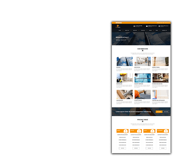 wp responsive construction theme