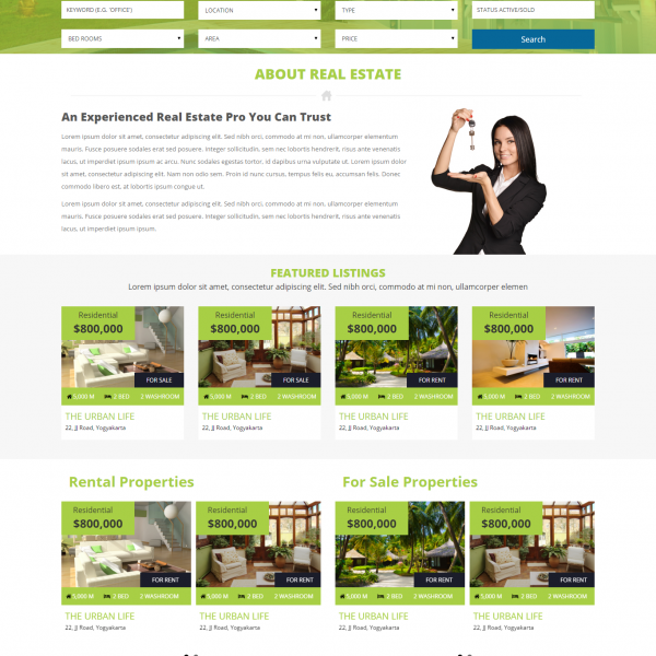 Real Estate HTML Template