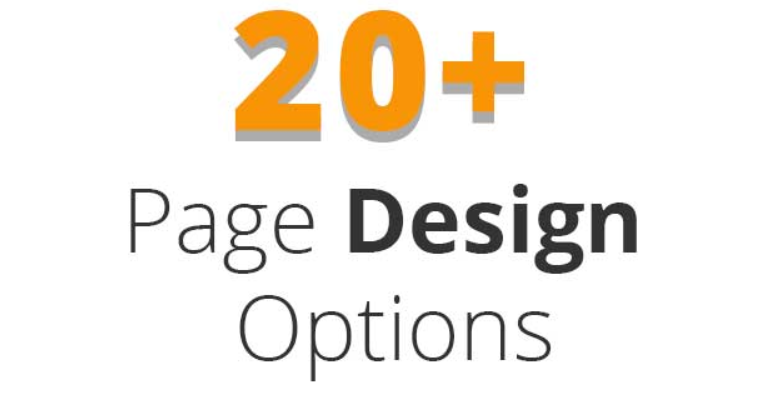 20 page design options
