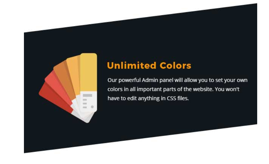 Unlimited colors wordpress theme