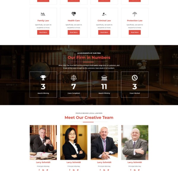Local Lawyers Html Template